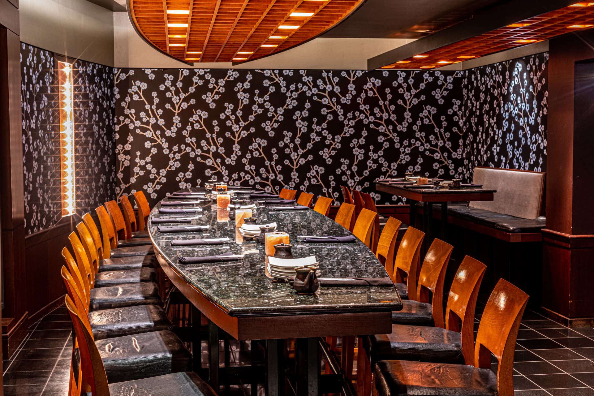 Sakura Asian Bistro private dining room at The Hotel Alyeska